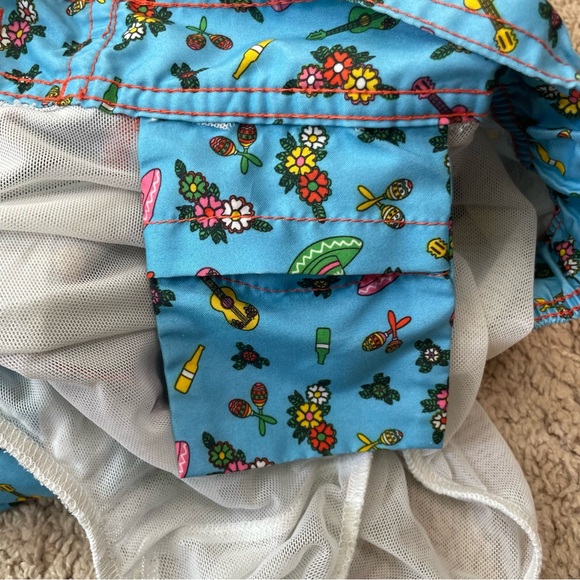 Beach Bros Cinco de Mayo Men’s Novelty Printed Swim Trunks Sombreros Size Small - Picture 7 of 15